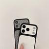 Боковой Чехол для Телефона с Алмазной Сеткой Для Для Iphone 17 16 1 14 13 Pro Max Мгновенный Поворот 17 Большое Окно Ударопрочный Чехол