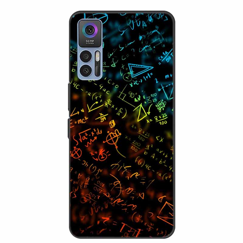 Для TCL 30 Plus Чехол Роскошный Мягкий Силиконовый Задний Чехол Чехол для Телефона для TCL 30 SE Чехол TCL 30 5G для TCL 30+ Защитный Чехол T676J Fundas