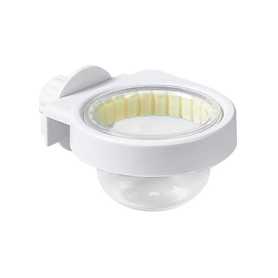 Кормушка для попугаев Высокоэластичный дизайн Легкая установка Очистка Прозрачная миска Аксессуар для клетки попугая