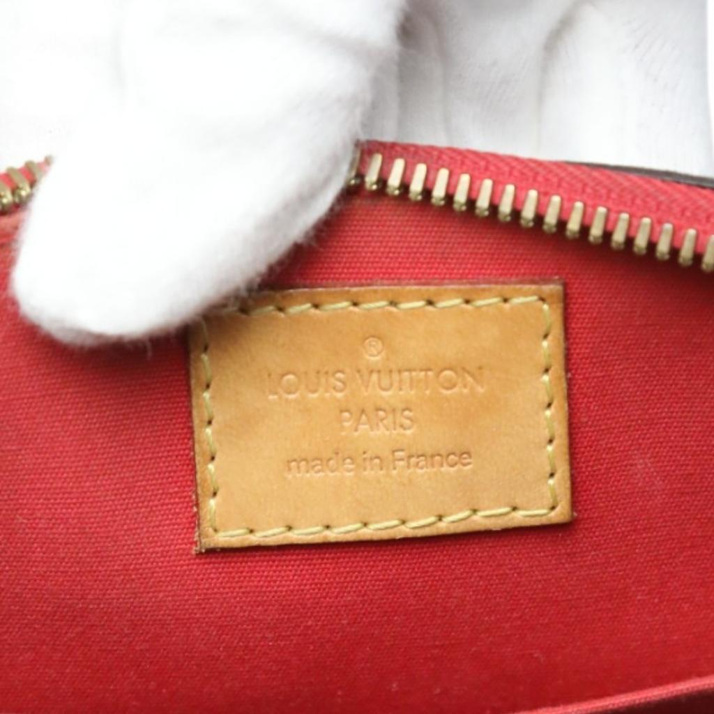 LOUIS VUITTON Monogram Alma BB Handbag Monogram Vernis Slys Women M90174 Used