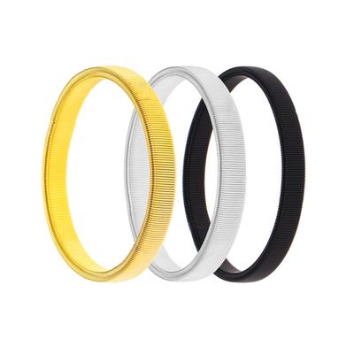 Новый мужской металлический пружинный эластичный браслет-кольцо на руку, модный женский браслет