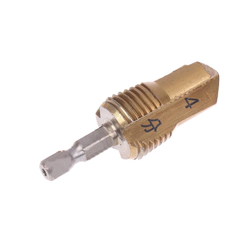 1/2 шт. 4/6-точечное сверло по полипропиленовой водопроводной трубе, шестигранная рукоятка, отверстие для проделывания отверстий, ступенчатое сверление, пробивка, без проскальзывания