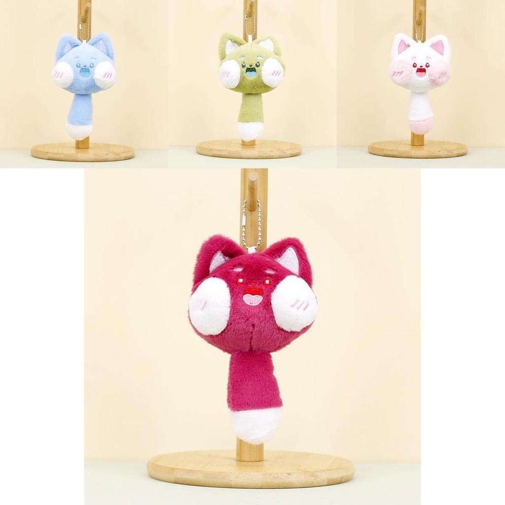 Adorable Long Tail Plush Cat Keychain Soft And Cuddly Short Plush Stuffed Toy