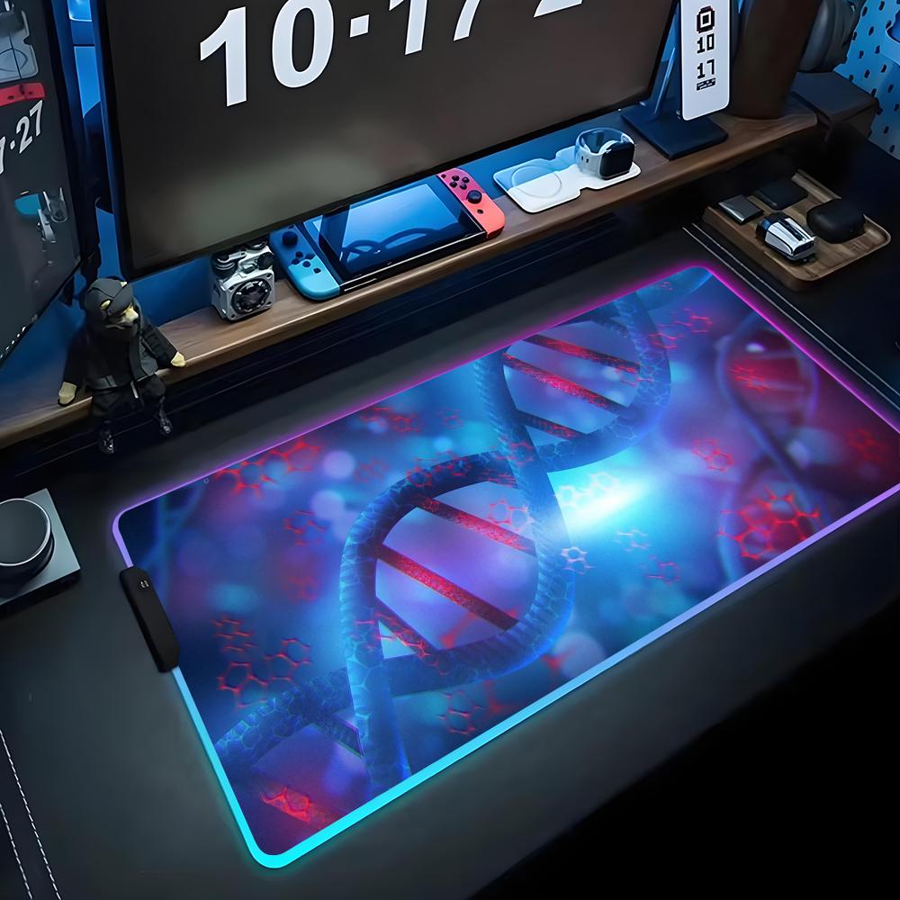 Игровой коврик для мыши RGB, большой светодиодный коврик, коврик для стола ПК, светящийся коврик для мыши, большие коврики для клавиатуры, ковер для стола с подсветкой