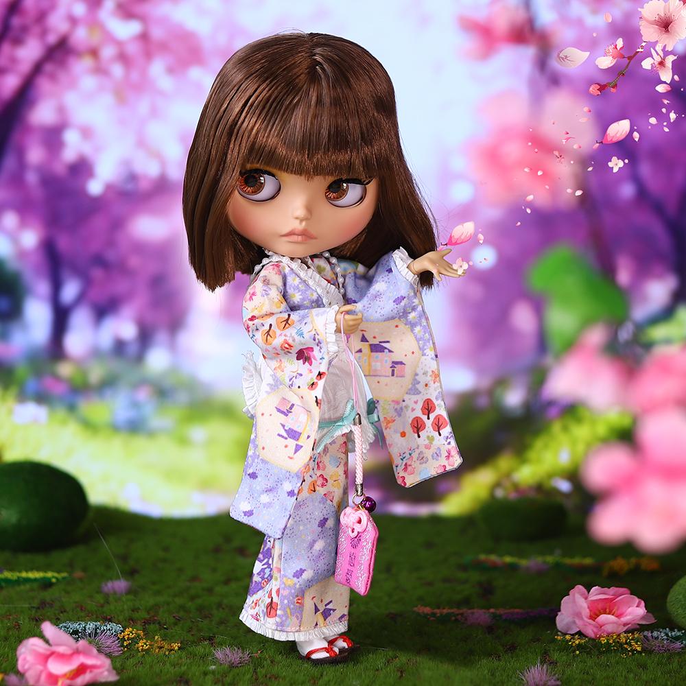 ICY DBS Blyth Кукла BJD шарнирное тело загорелая кожа матовое лицо Комплект куклы 1/6 30см Девочка Подарок Аниме SD