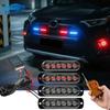 24 светодиодных предупреждающих огня для решетки автомобиля Беспроводное управление Предупреждающий мигающий маячок Автомобильные стробоскопы Светодиодные стробоскопы 12-24 В для внедорожника