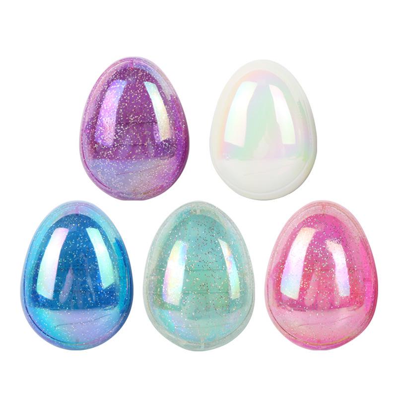 2025 Красочная расческа-яйцо: Портативная расческа для гладких волос для женщин, против спутывания и массажная, идеально подходит для прямых волос.