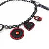 NOA [I2191] - Дизайнерское колье «Кармен» черно-красное