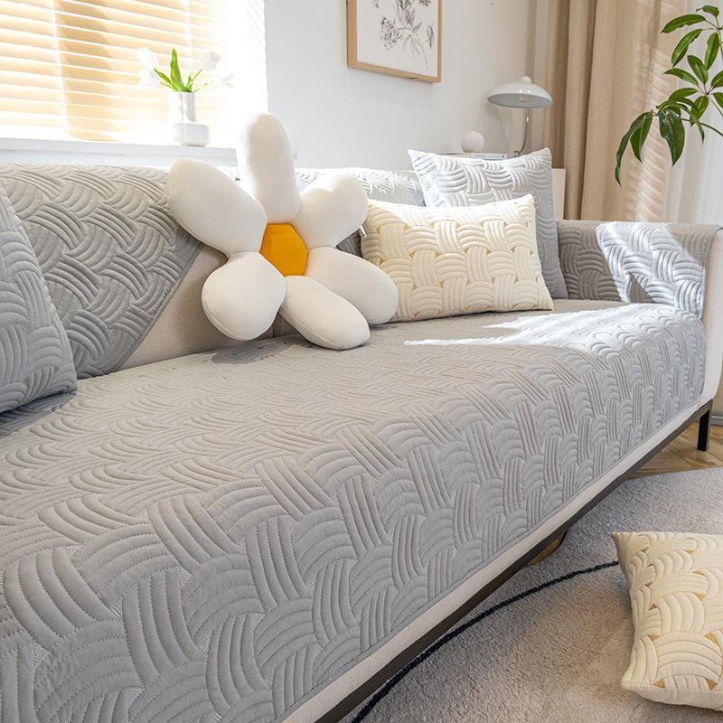 Sofa Cushion Four Seasons Universal Simple Modern Non-Slip Summer Sofa Cover Seat Cushions Backrest Towel Cover Cloth Universal Cover