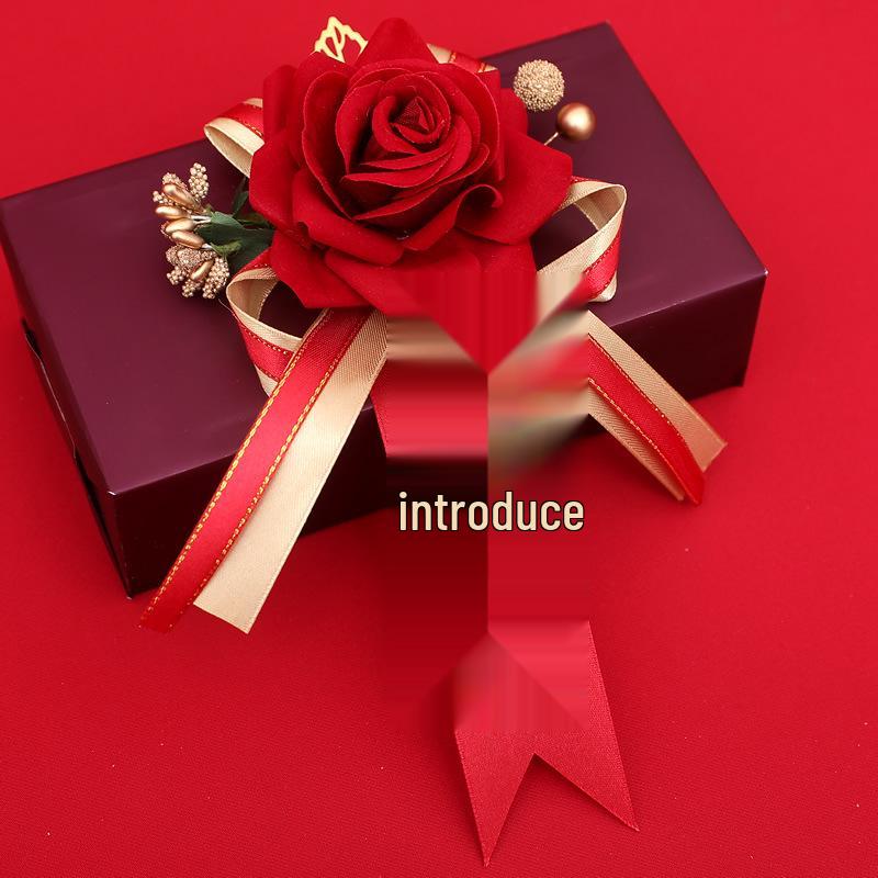 Свадебный набор бутоньерка: Бутоньерки для семьи, шаферов и подружек невесты для приветствия родителей.