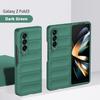Жесткий чехол на ощупь для Samsung Galaxy Z Fold 3 4 Fold4 Fold3 Складной противоударный простой защитный чехол с матовой защитой от царапин