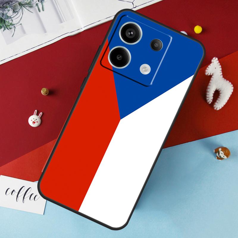 Чехол с чешским флагом для Xiaomi Redmi 12 13C 12C 10C 9C Redmi Note 13 9 10 11 12 Pro 9S 10S 11S 12S