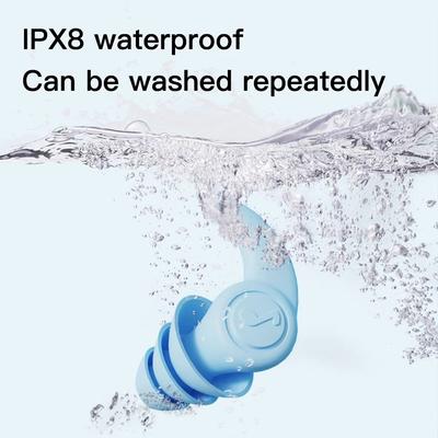 Водонепроницаемые силиконовые беруши с шумоподавлением, беруши для плавания, антишумовые беруши для сна