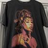 Футболка с коротким рукавом черного цвета Kali Uchis Red Moon in Venus Pt. 2 Tour KV41044 Унисекс