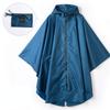 Solid Color Long Raincoats  Women Waterproof Rain Coat Men  Travel Hooded Beam Port Rain Poncho for Fishing Camping Jacket