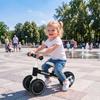 Balance Bike for Kids 1-2 Years, Toddler Bike with Adjustable Seat and Lighting Rear Wheels for Boys and Girls, Black