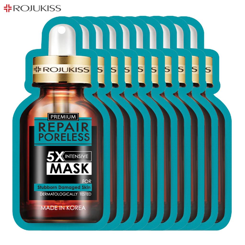 Rojukiss Акне/Укрепляющая/Красная сыворотка/Глута/HYA/Омега/Идеальная/Восстанавливающая/Белая/Цинковая интенсивная маска без пор 5X 25 мл - Thai Skincare