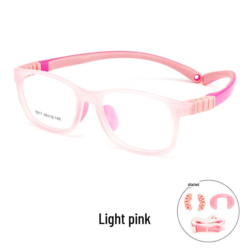 Сверхлегкая силиконовая детская оправа для очков 9017ET: Прочные оправы для близорукости для мальчиков и девочек