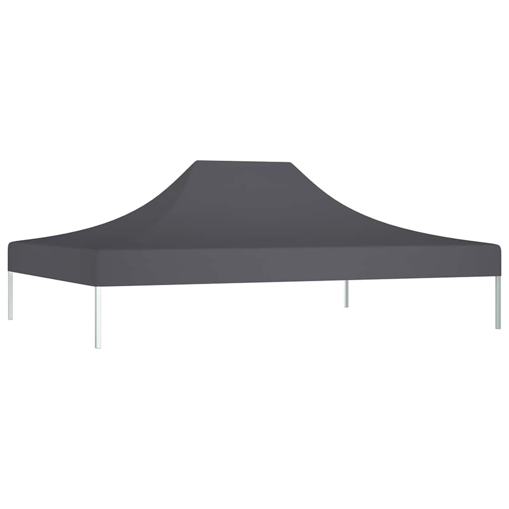 Party Tent Roof 4.5 x 3 m Anthracite 270 g m²