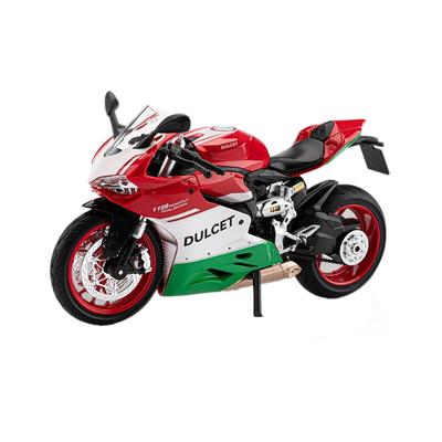 1/9 Масштаб Ducati 1199 Panigale R Высокопроизводительный Гоночный Автомобиль Литой Сплав Металл Мотоцикл Хобби Дом Модные Игрушки Украшения Друг