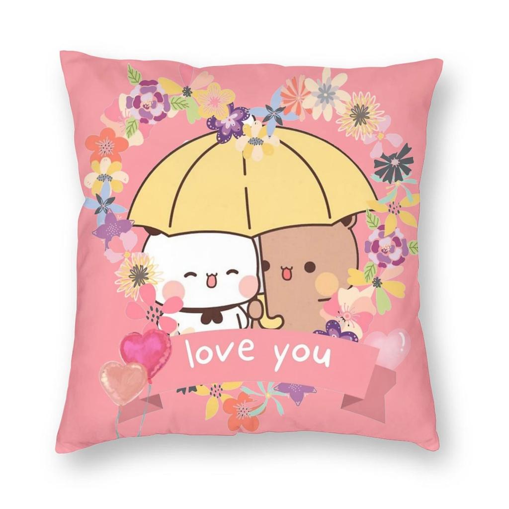 Bubu Dudu Xmas Рождественская Наволочка Печатная Ткань Чехол для Подушки Декор Чехол для Декоративной Подушки Автомобильный На молнии 18''