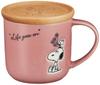 PEANUTS Snoopy Mug, Seasonal Pattern, Red (with Coaster) SN611-11C