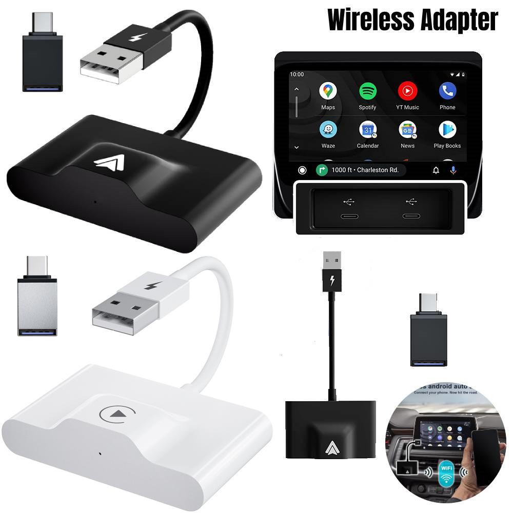 Беспроводной адаптер CarPlay для iOS, проводной к беспроводному автоматическому ключу Car Play, USB-соединение, автомобильный адаптер (1 комплект)