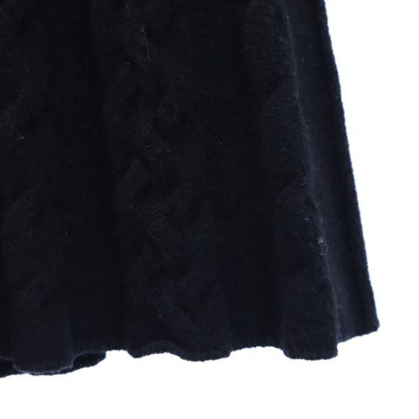 STEFANEL Made in Italy Wool Blend Long sleeve knit one piece M black Women Used