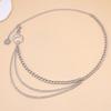 1Pc Women Waist Chain Belt For Dress Skirt Belts With Moon Star Waistbands Gold Silver Ladies Clothing Chain Accessories