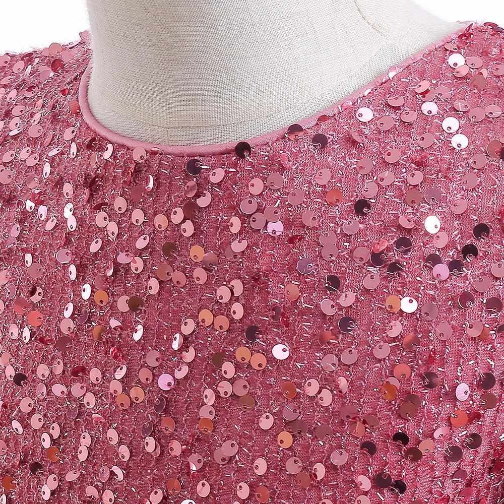 Длинные рукава Зимнее платье для девочек-цветочниц на свадьбу Рождественское платье Принцесса Торжественное длинное платье Детские платья для девочек Официальное вечернее платье