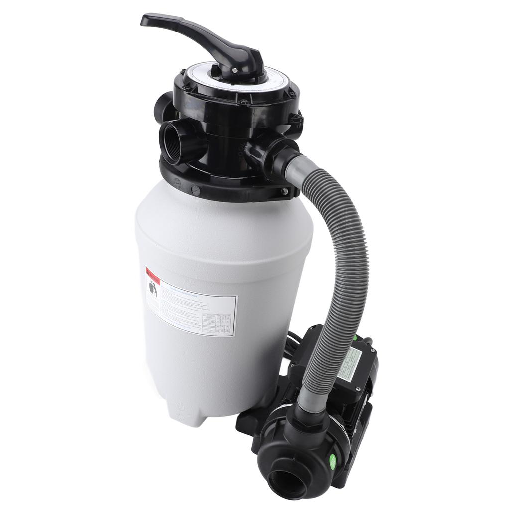 Система песчаного фильтра-насоса для надземных бассейнов 10-дюймовый песчаный резервуар 0,25 л.с. 250 Вт насос для бассейна IPX5