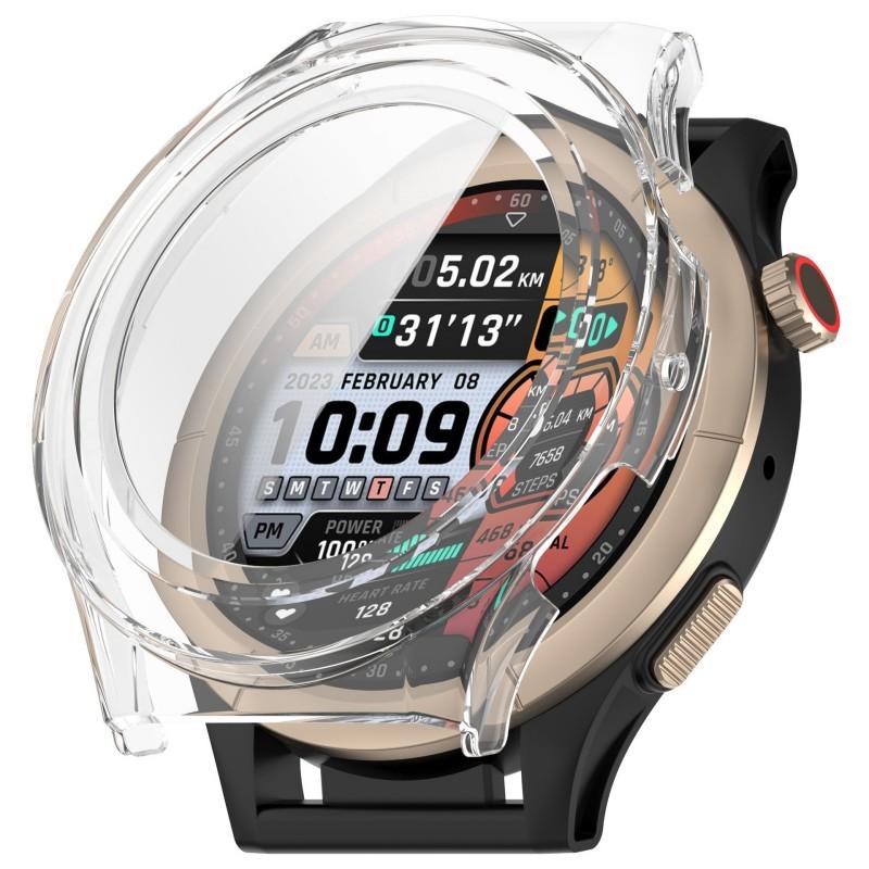 PC+Tempered Glass Case for Amazfit Cheetah Round/Cheetah Pro Samrt Watch Bumper for Amazfit Cheetah Pro Shell Protective Cover