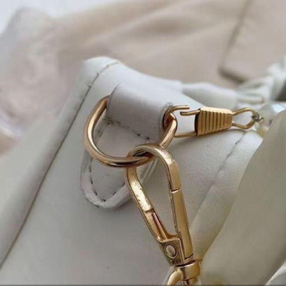 Korean Luxury Crossbody Bag Small Women's Handbags Portable Pearl Shoulder Bag Purses