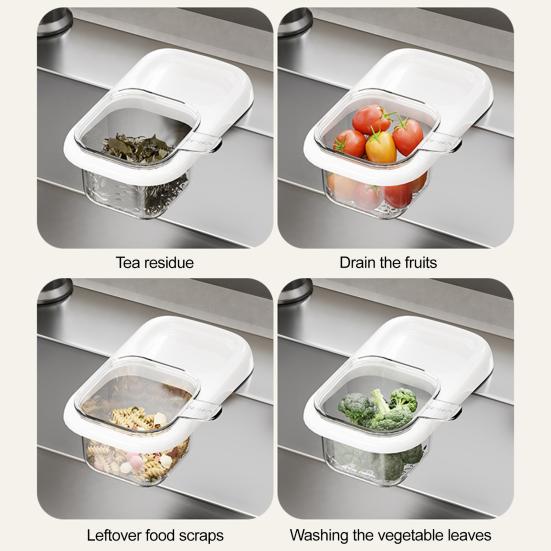 Сетчатый фильтр для слива раковины с присоской, корзина для сбора пищевых отходов, сетчатый фильтр для остатков пищи