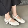 Fashion Shallow Women Flat With Shoes Female Soft Casual Fashion Metal Buckle Footwear Flats Mary Janes Lolita Shoes For Ladies