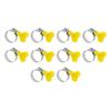 10 Pcs Powerful Fastener Stainless Steel Hose Clamp Adjustable Sealing Clamps Hose Clamp  Gas Tube