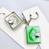Mini Quran Book Vintage Keychain Holder Ring Pendant Decor Gift