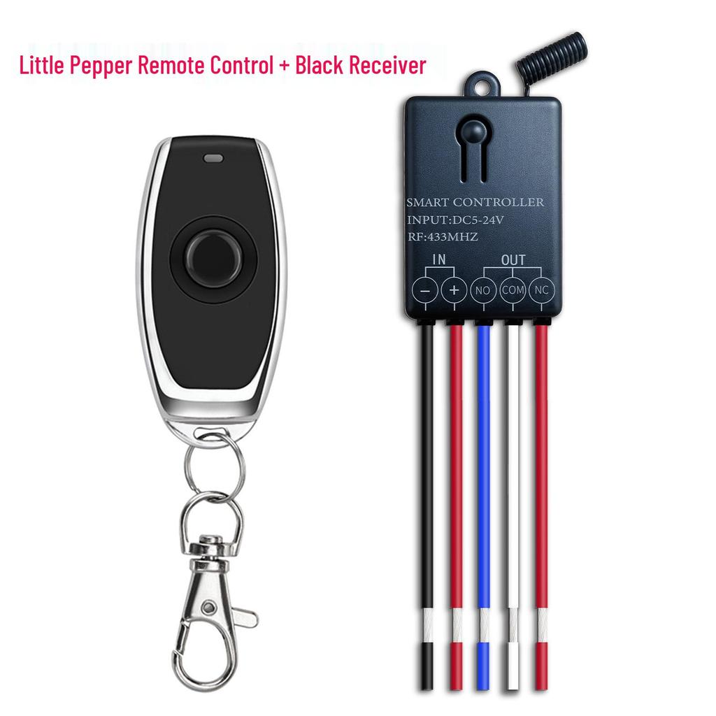 Беспроводное реле с дистанционным управлением 12 В/24 В для электрического дверного замка