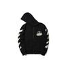 Off-White Толстовка с капюшоном Arrows Zip Up, черная, мужская, уличная одежда OMBE001G20FLE0021048