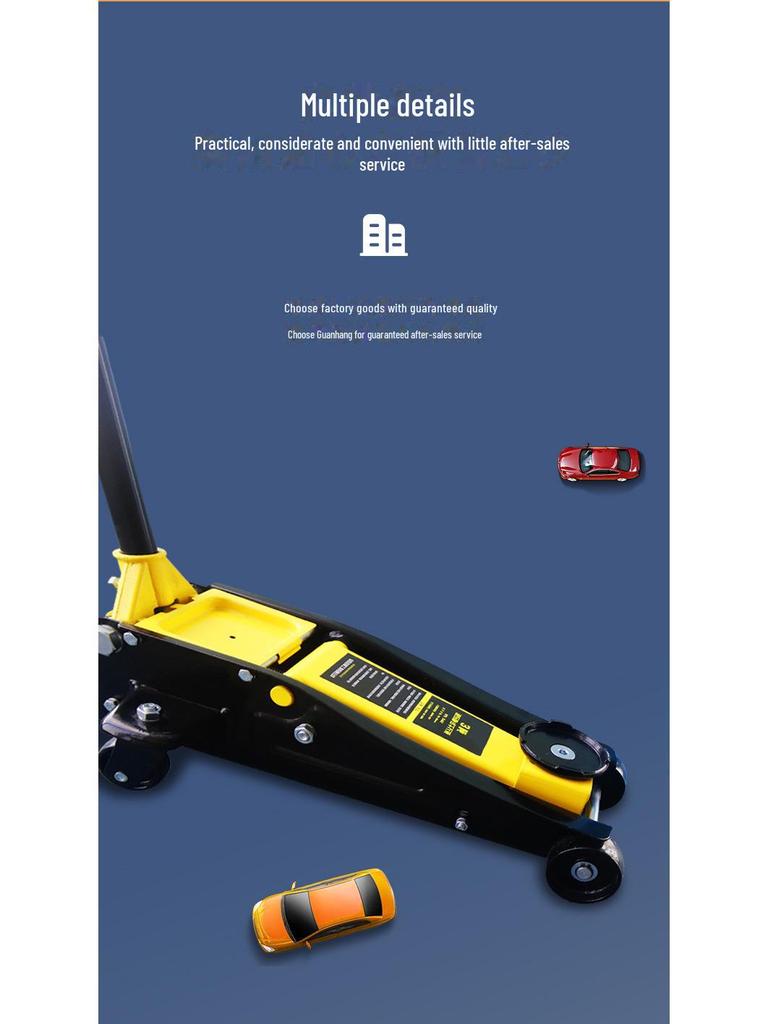 Гидравлический домкрат с двумя насосами, горизонтальный, 2-3 тонны, для внедорожников