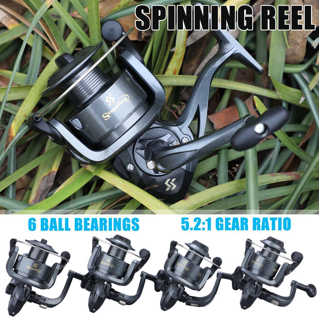 Fishing Reel 1000-4000 6BB Light Weight Ultra Spinning Left/right Fishing Wheel for Carp Fishing