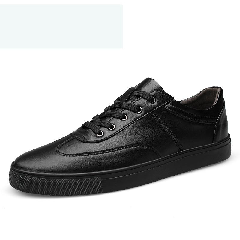 Модные мужские кроссовки из натуральной кожи для тенниса Masculino, модные повседневные кроссовки для ходьбы, обувь для вождения на открытом воздухе, на шнуровке, сплошные вулканизированные туфли