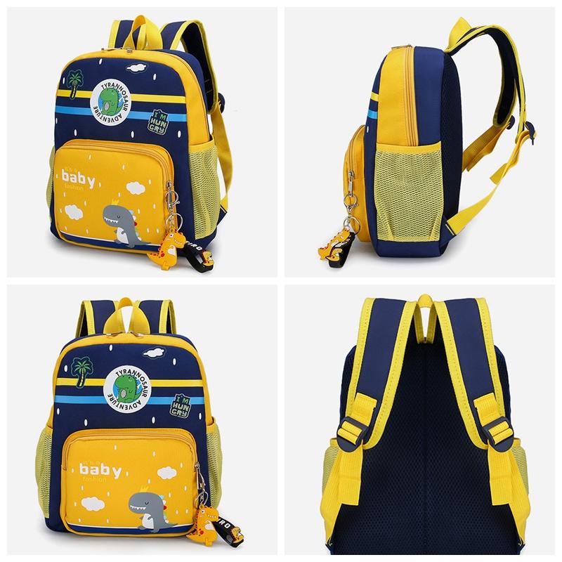 Мультфильм динозавр дети защита позвоночника легкий школьный ранец детский сад мальчики девочки милый рюкзак большая вместительная сумка