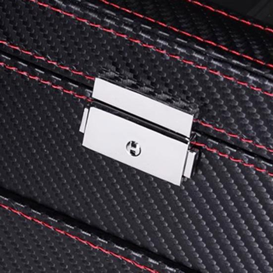 Коробка для часов, органайзер для солнцезащитных очков, большая вместимость, несколько отделений, дизайн окна, держатель для часов, подставка