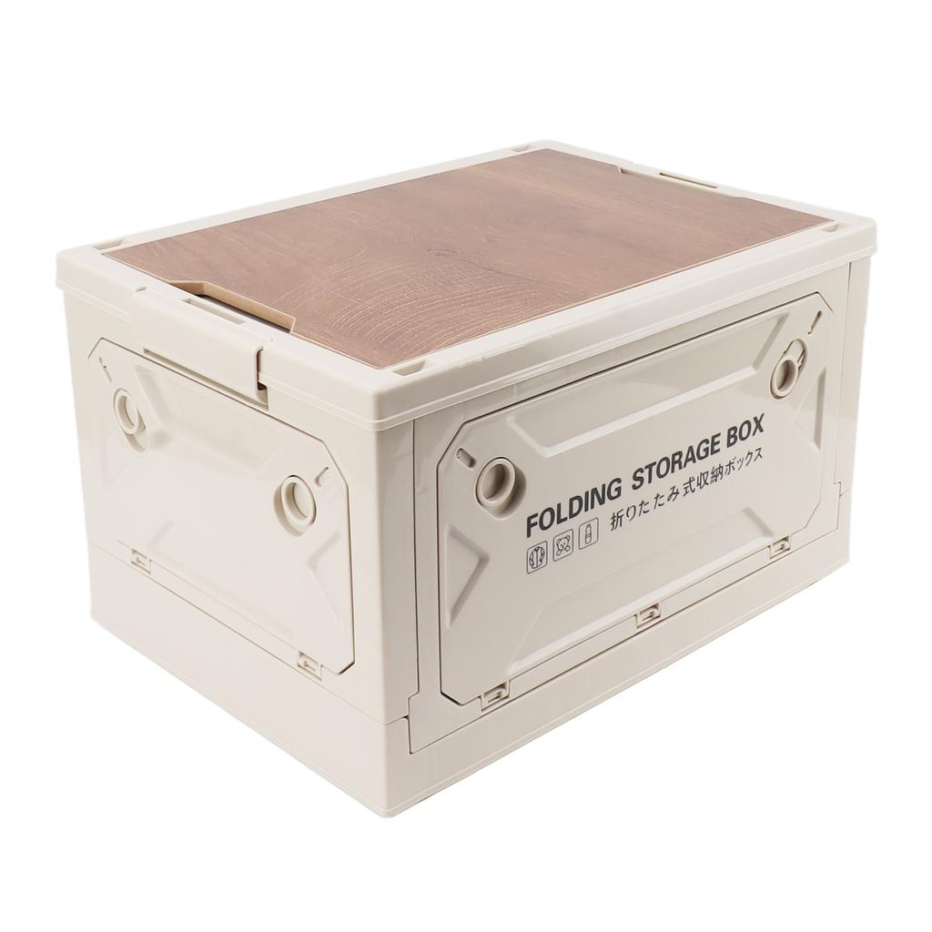Collapsible Camping Storage Box Pulley Design Waterproof 5 Sides Opening Camping Folding Storage Bins for Car Outdoor