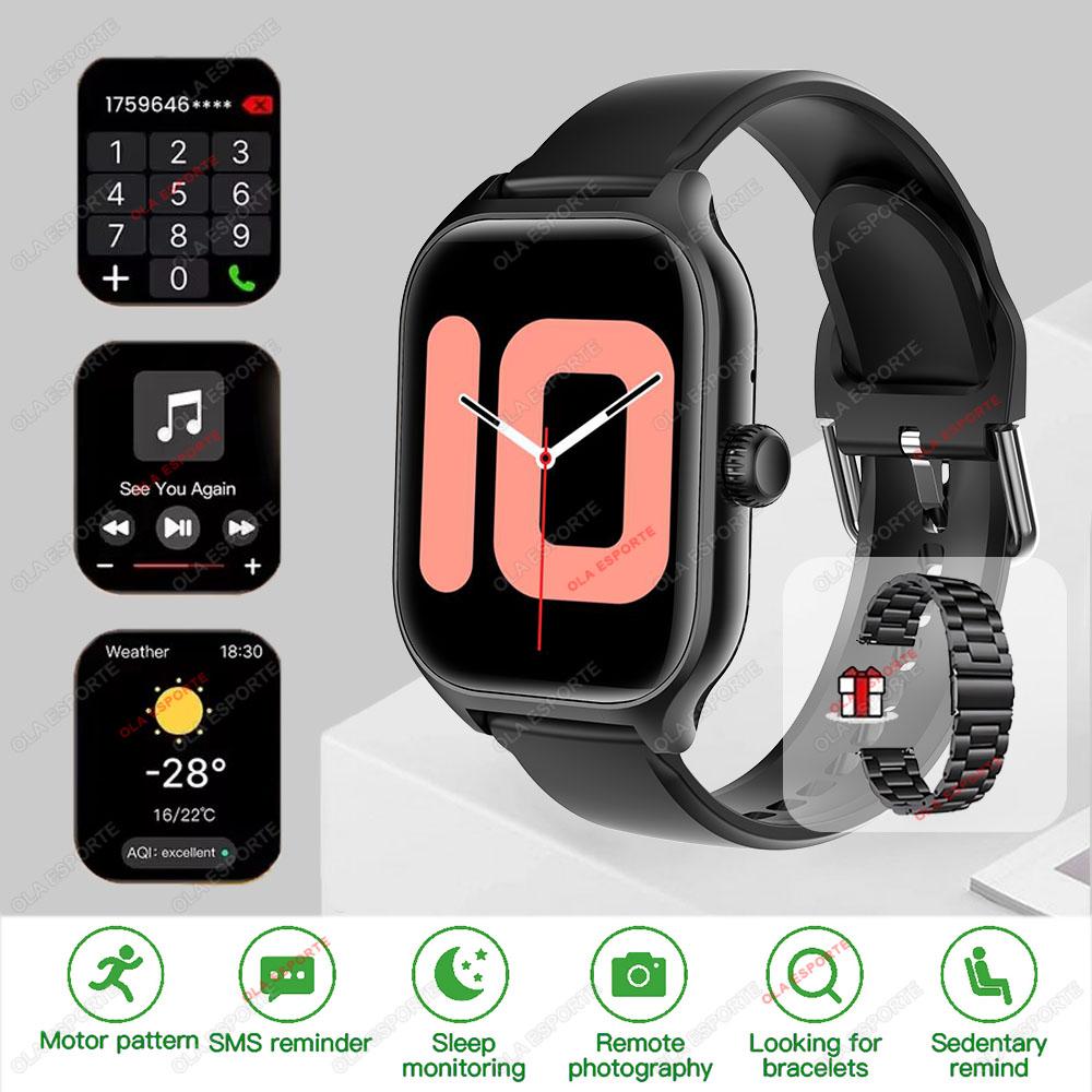 Smartwatch Global Version GPS Tracker Bluetooth Call Heart Rate Monitor IP68 Waterproof Sports Fitness Smart Watch Men Women