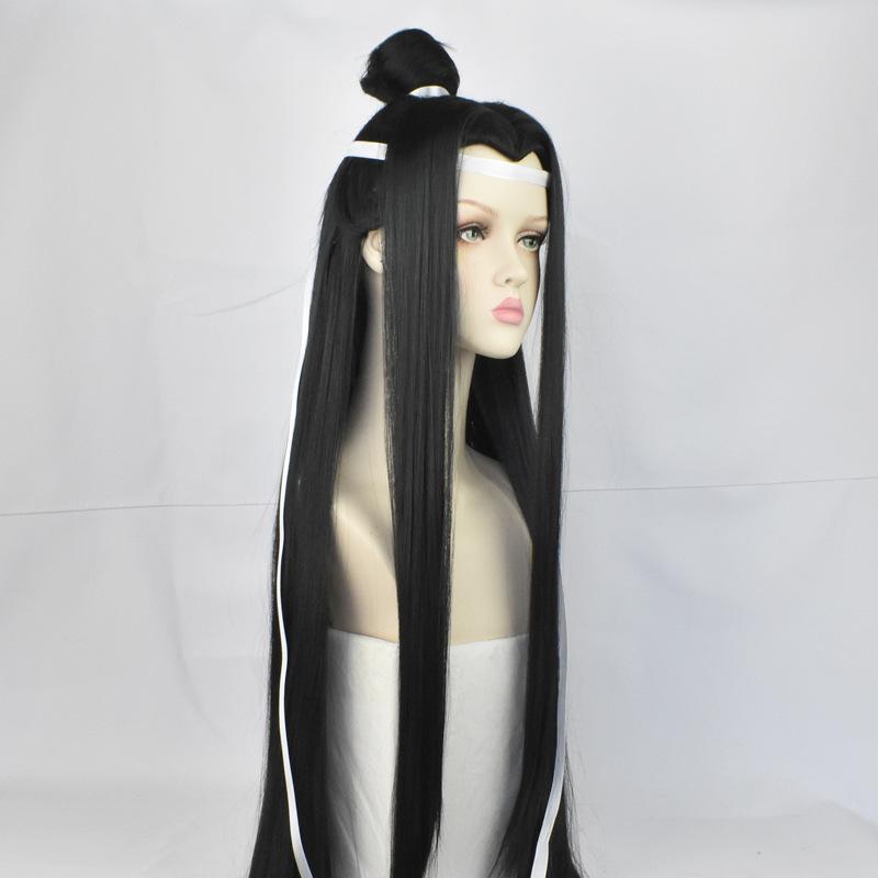 Парик Magic cos, древний костюм Beauty Peak, черные длинные прямые волосы для косплея