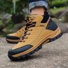 Мужские водонепроницаемые нескользящие зимние походные ботинки - высокие, утолщенные зимние ботинки