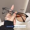 Men’s Retro Photochromic Anti-Blue Light Double-Bridge Myopia Eyeglass Frames
