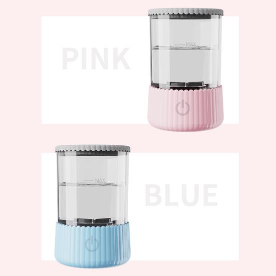 Электрический очиститель для косметических кистей с питанием от USB, автоматический вращающийся очиститель для косметических кистей всех размеров